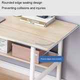 Computer Desk Household Table With Bold Steel Frame Board For Bedroom a Living Room Learning Office Modern Minimalism