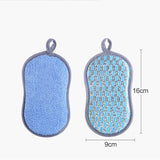 Dual-Sided Kitchen Cleaning Sponge - Dishwashing Scrubber Sponge