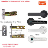 XSDTS Tuya Biometric Fingerprint Smart Door Lock Password Electronic Digital Lock Keyless Entry Door Knobs lock for Bedroom Home