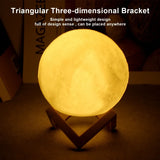 Illuminate Your Space with the 8cm Moon Lamp LED Night Light - Perfect Bedroom Decor