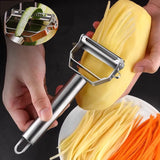 Stainless Steel Kitchen Vegetable Peeler - Double-Head Melon Planer