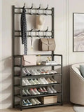 Multi-Layer Shoe Rack & Clothes Organizer - DIY Storage Solution for Living Room & Bedroom