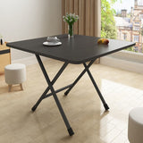 Modern Black Dining Table Portable Outdoor Travel Simple Dining Table Folding Small Table  Bed Dining Table Furniture Home