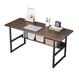 Computer Desk Household Table With Bold Steel Frame Board For Bedroom a Living Room Learning Office Modern Minimalism